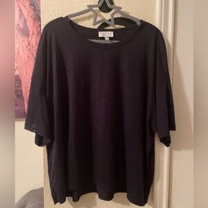 Sofia Jeans Plus Size Womens short sleeve black cropped size XXL pre-owned